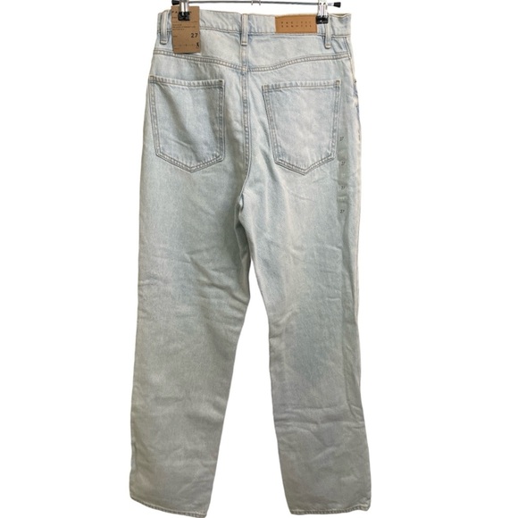 PACSUN DAD JEANS. NWT. LIGHT WASH. HIGH WAISTED. Size 27 - Picture 5 of 9